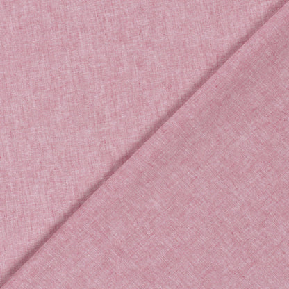 Leinen Stoff Chambré Dunkelrot – Leicht & Elegant