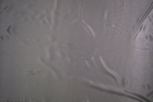 Satin Viskose uni Grau – grauer Satinstoff mit feinem Glanz