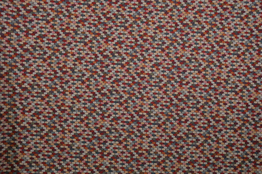 Möbelstoff Hexagon Mosaik multicolor – moderner Polsterstoff