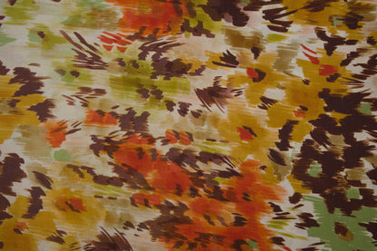 Viskosestoff mit abstrakten Herbsttönen