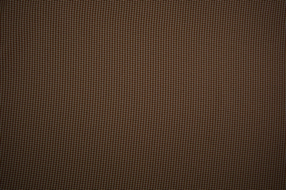 Wollstoff mit feinem braunen Pepita-Muster – ideal für Mäntel und Jacken