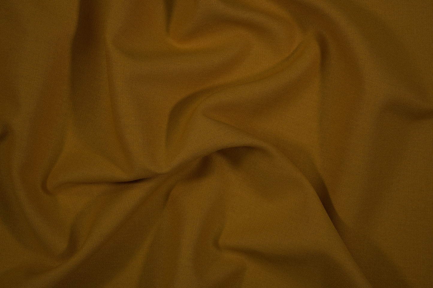 Detailansicht Leinen Viskose Senf