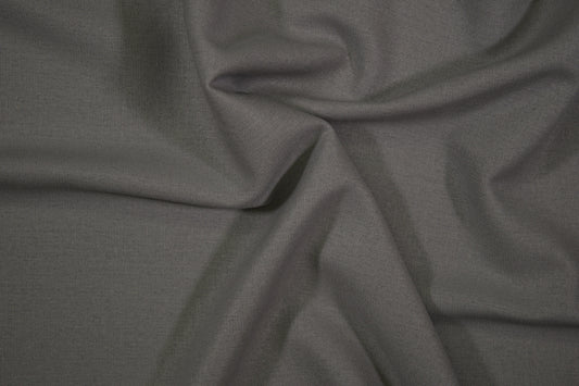 Leinen Viskose Stoff Grau – natürliche Struktur