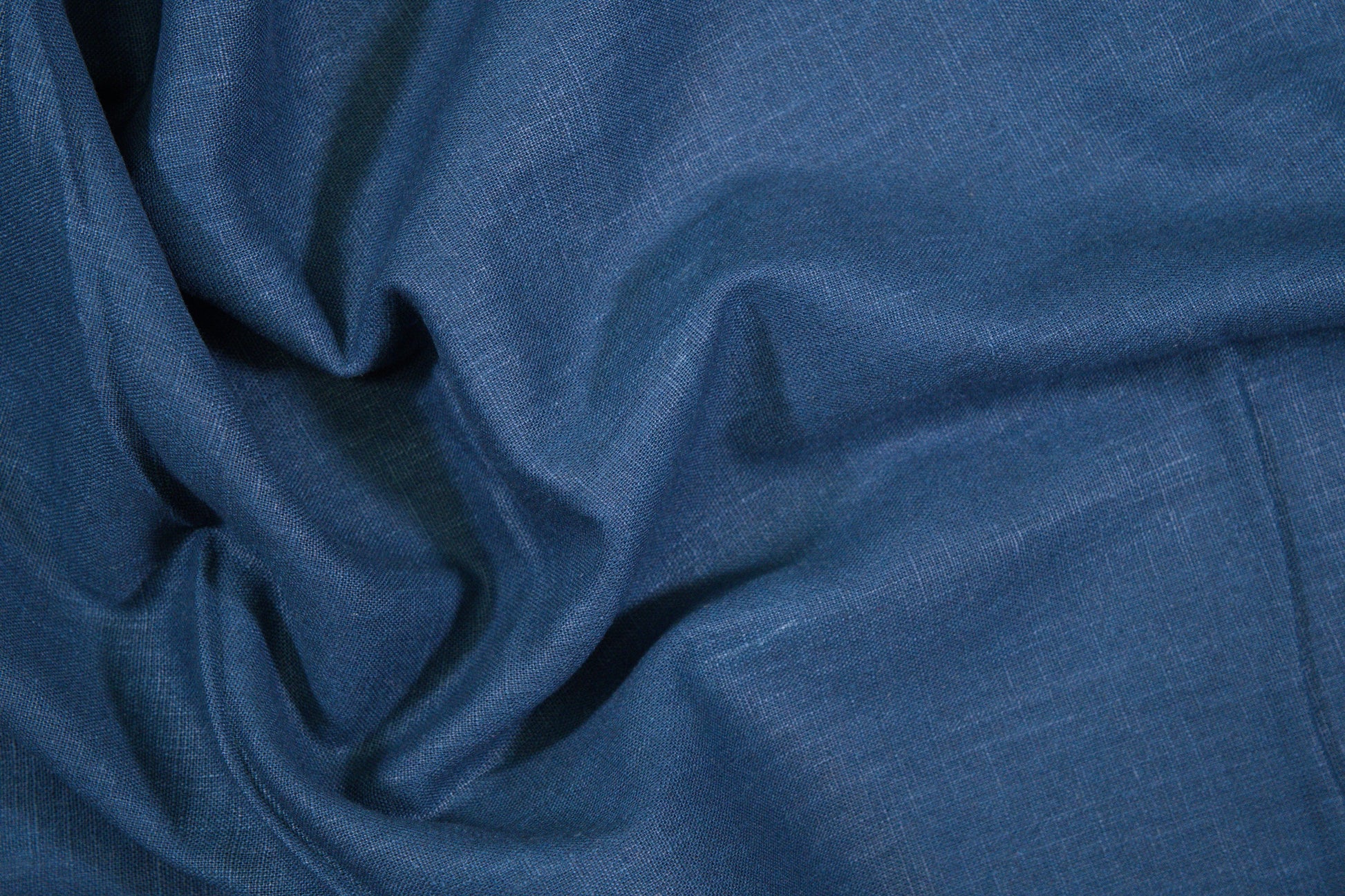 Uni Leinen Dunkelblau – ideal für sommerliche Kleidung