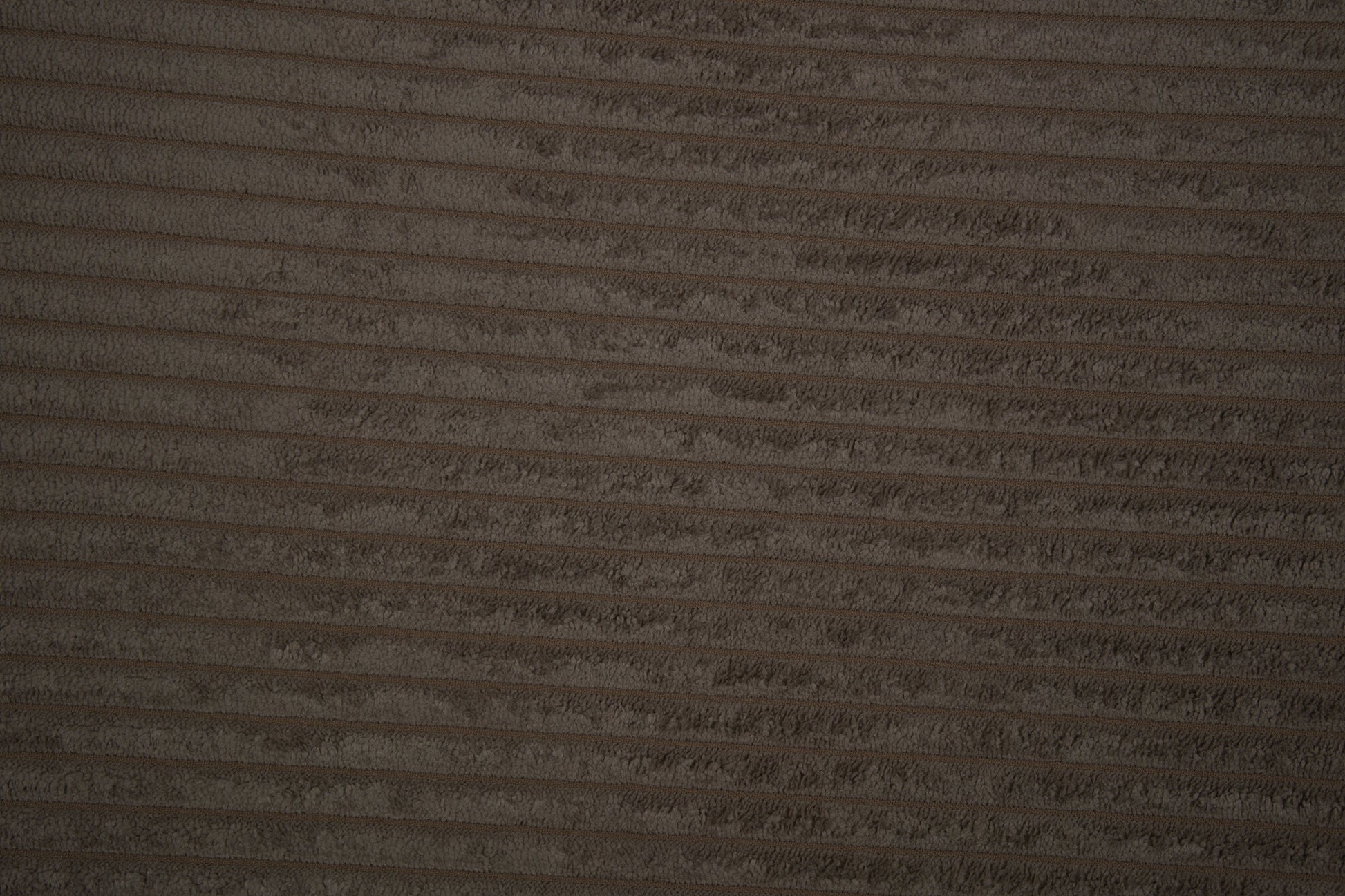 Cord Möbelstoff in Taupe mit weicher Rippenstruktur 140 cm breit Meterware