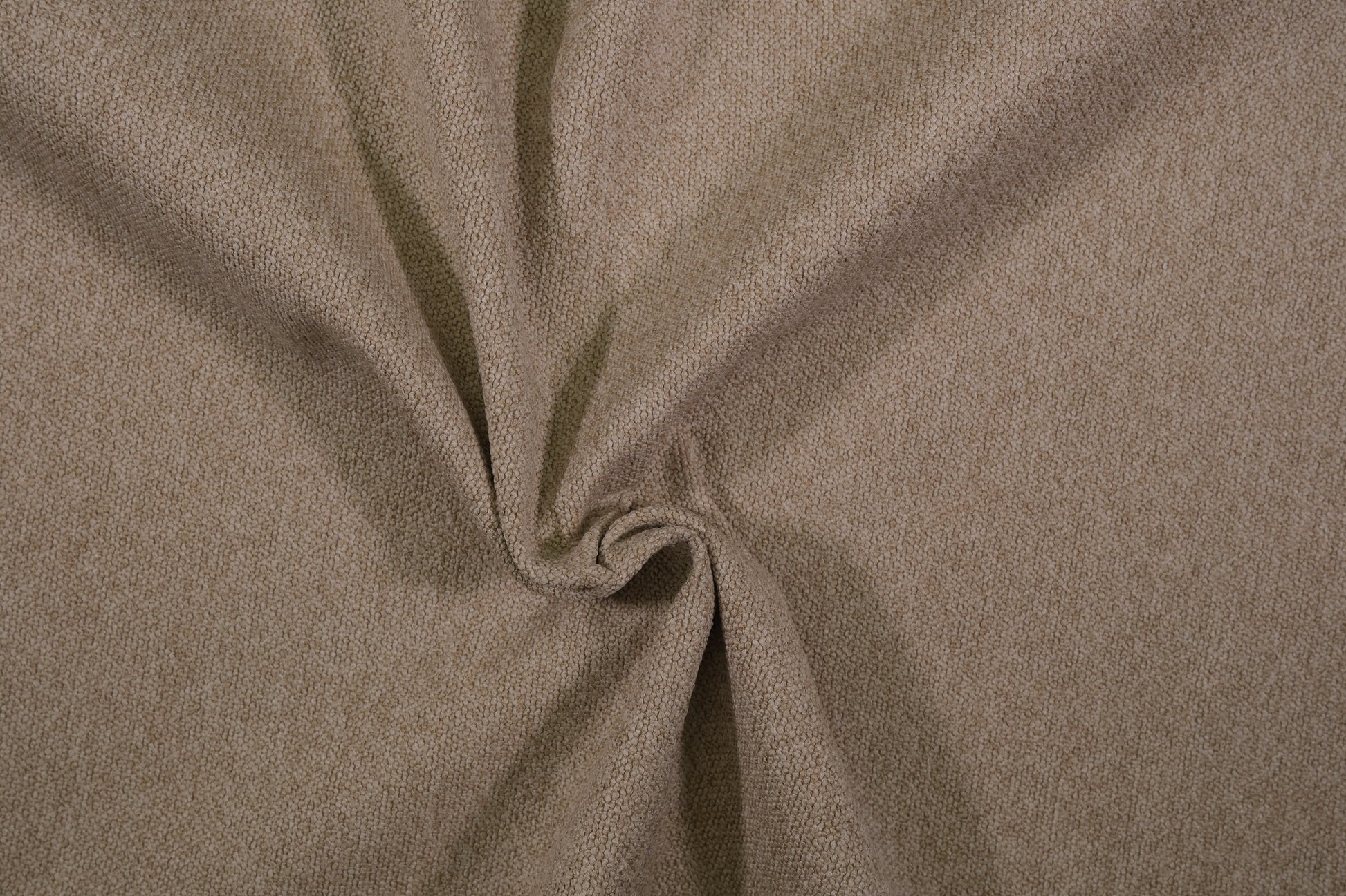 Möbelstoff Bouclé in Sandbeige als Polsterstoff für Sofa und Sessel 140 cm breit Meterware