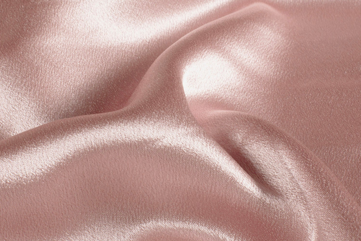 Satin Viskose – Uni Altrosa