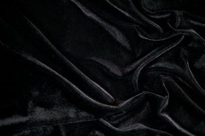 Edler Samtstoff in Schwarz – für elegante Outfits