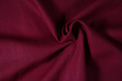 Leinenstoff in Bordeaux – ideal für Sommermode, Deko und Accessoires