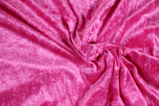 Pannesamt Fuchsia – kräftiger Glanzstoff