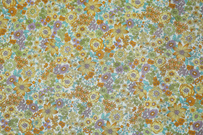 Baumwoll Stretch mit floralen Mustern – ideal für Sommerkleidung und Accessoires