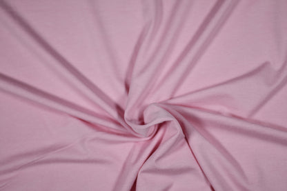 Rosa Viskose Jersey – weich, elastisch und freundlich