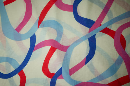 Viskosestoff mit Muster Design 4 – ideal für Blusen und Kleider