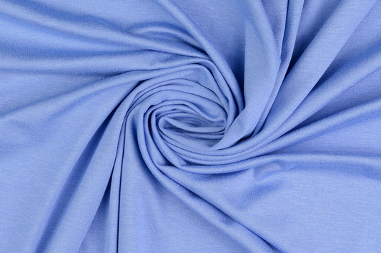 Viskose Jersey Stoff Pastellblau – Weich, Elastisch & Fließend