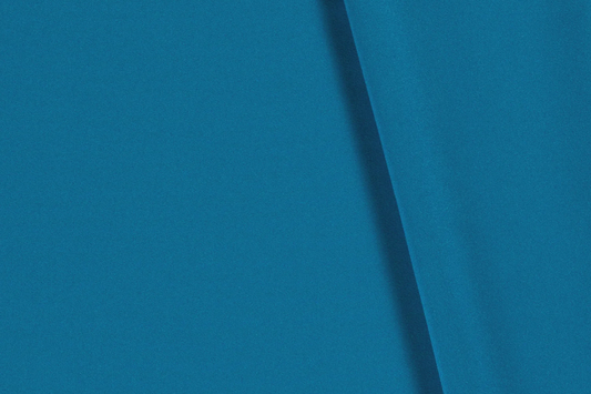 Uni Polyesterstoff aqua blau mit mattem Finish Burlington Stoffeya