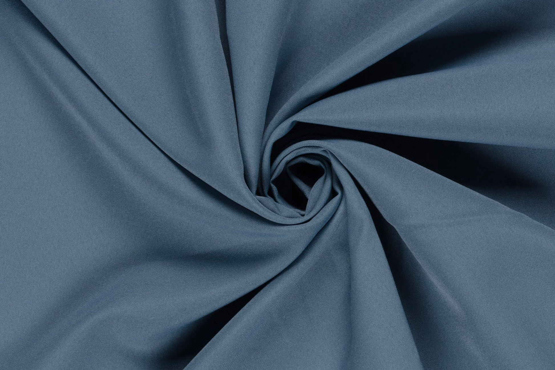 Polyester Stoff stahlblau Meterware nicht elastisch für Bekleidung Stoffeya