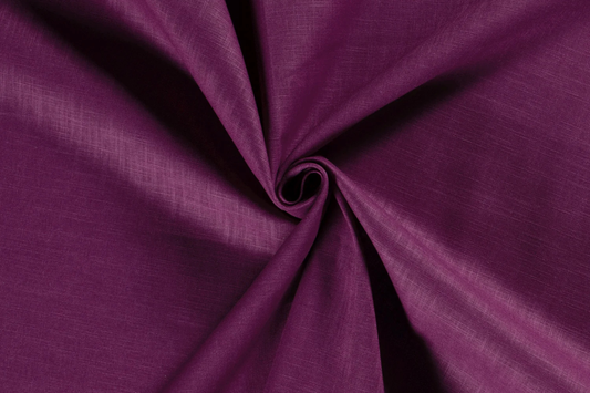 Leinen Stoff Magenta Meterware – uni Leinenstoff