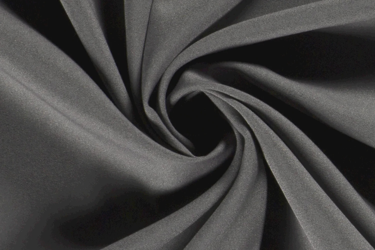 Uni Polyesterstoff dunkelgrau mit mattem Finish Burlington Stoffeya