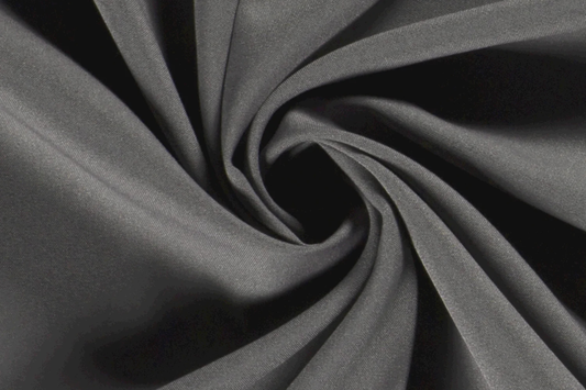 Uni Polyesterstoff dunkelgrau mit mattem Finish Burlington Stoffeya