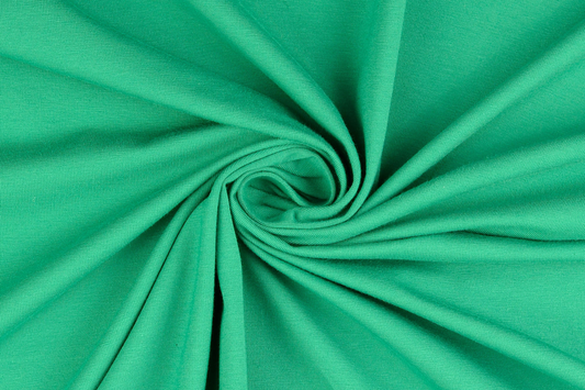 Baumwolljersey Apfelgrün Meterware – elastischer grüner Jersey Stoff