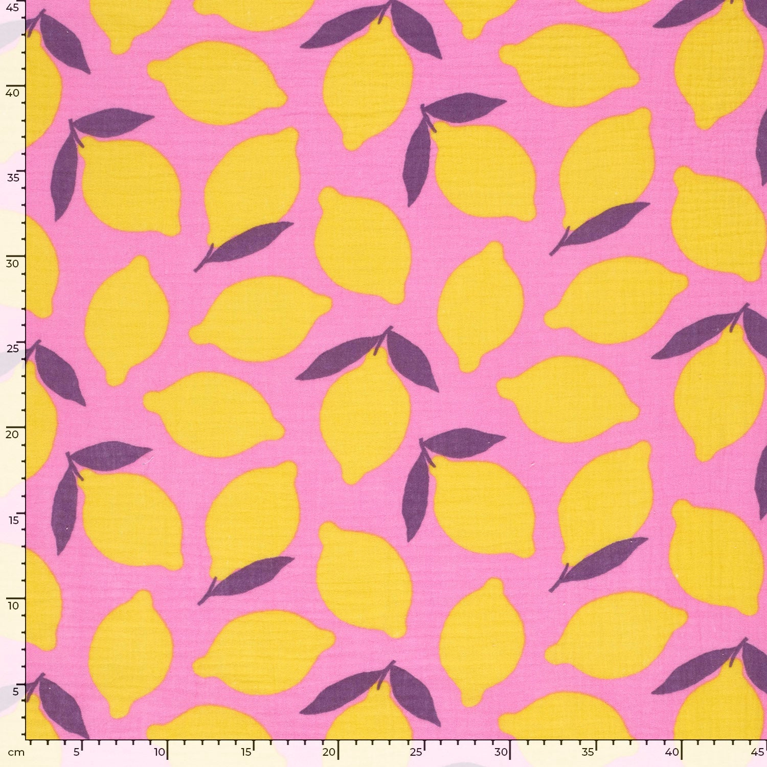 Musselin Obst & Früchte Rosa – Rolle