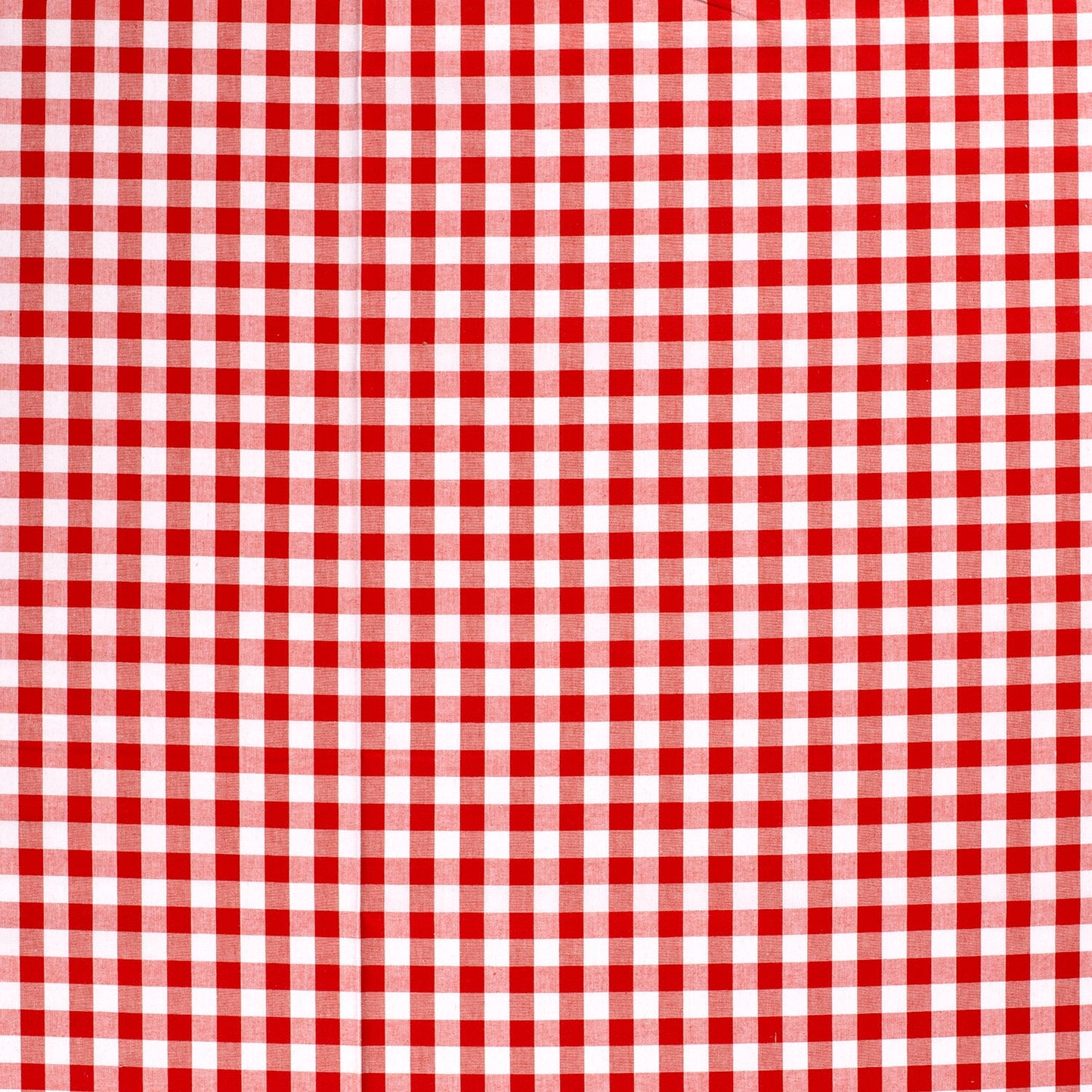 Baumwoll-Popeline Karo Rot – Detail