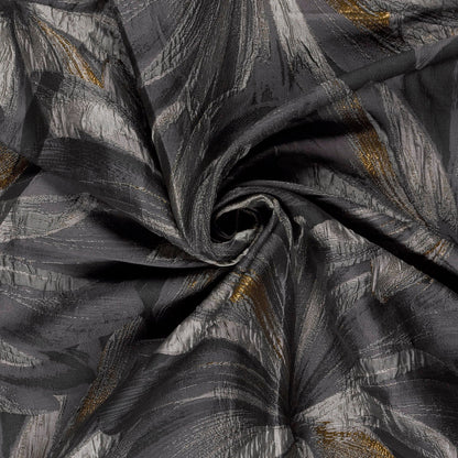 Jacquard Blumen Schwarz – Fall