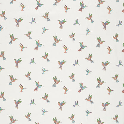 Baumwoll-Popeline Vögel Wollweiß – Detail