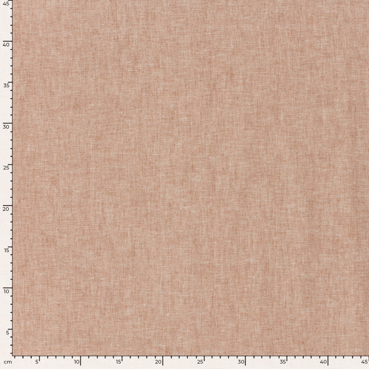 Leinen Stoff Chambré Ziegelrot – Leicht & Elegant