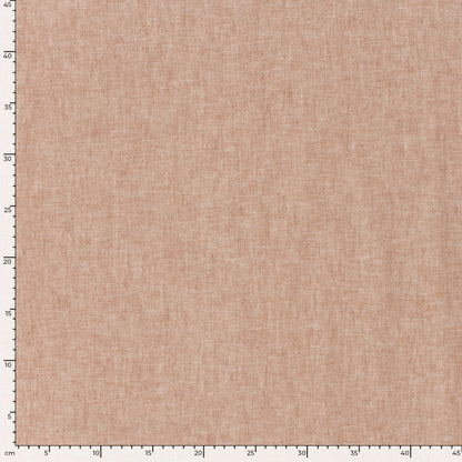 Leinen Stoff Chambré Ziegelrot – Leicht & Elegant