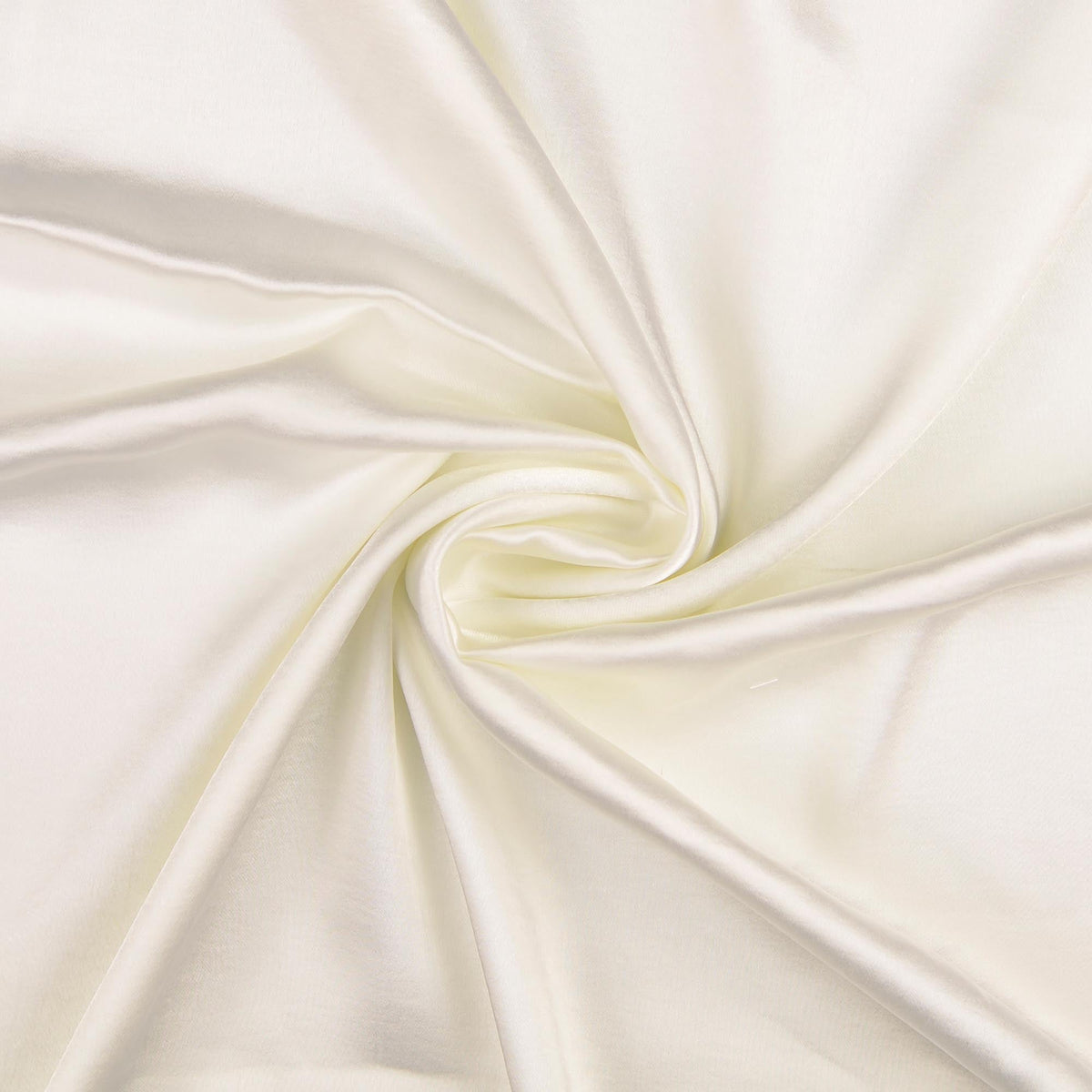 Satin Stoff Weiß elastisch