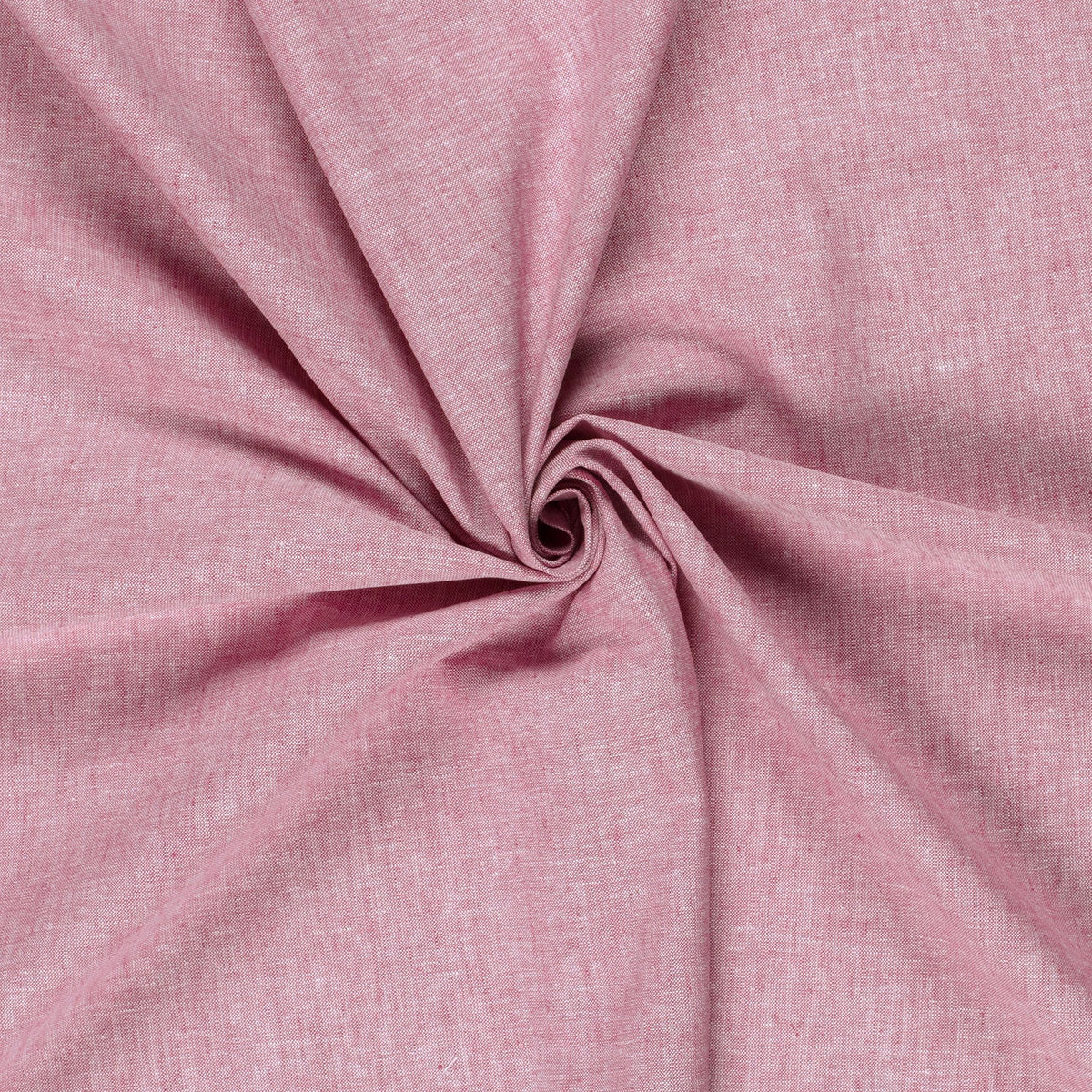 Leinen Stoff Chambré Dunkelrot – Leicht & Elegant
