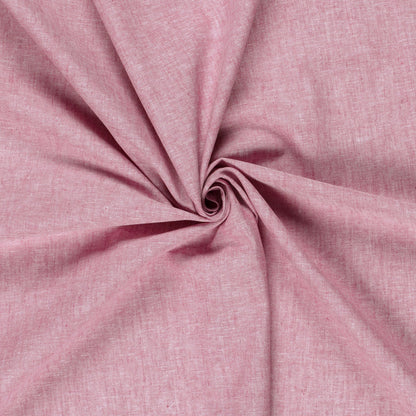 Leinen Stoff Chambré Dunkelrot – Leicht & Elegant