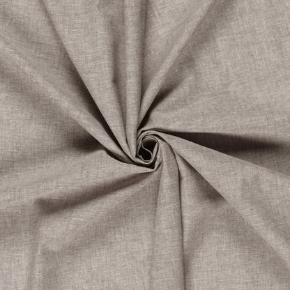 Leinen Stoff Chambré Braun – Leicht & Elegant