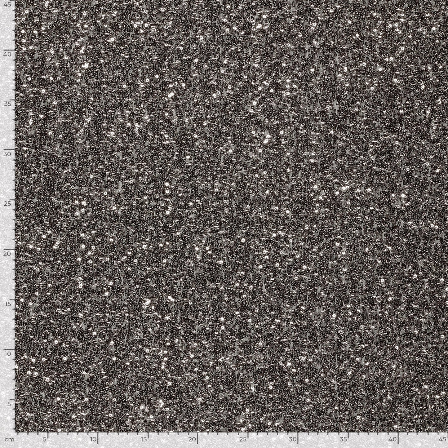Paillettenstoff Mesh Grau – Rolle