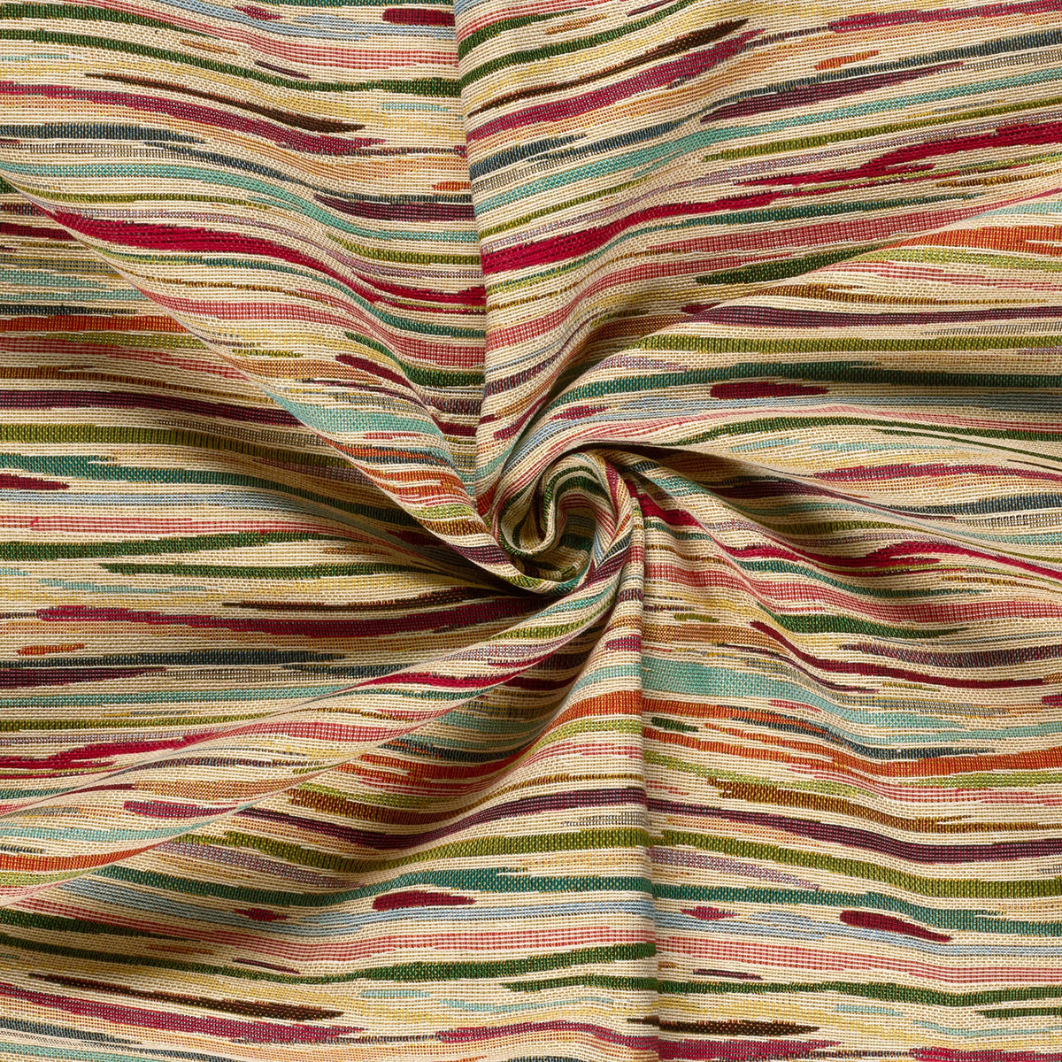 Gobelin Jacquard Streifen Beige