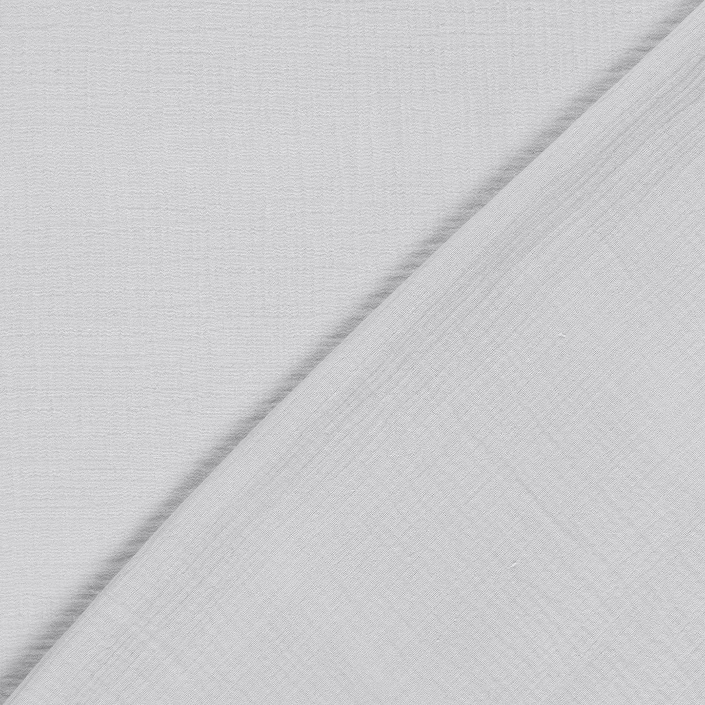 Musselin Stoff Hellgrau – Struktur