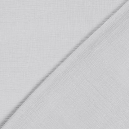 Musselin Stoff Hellgrau – Struktur