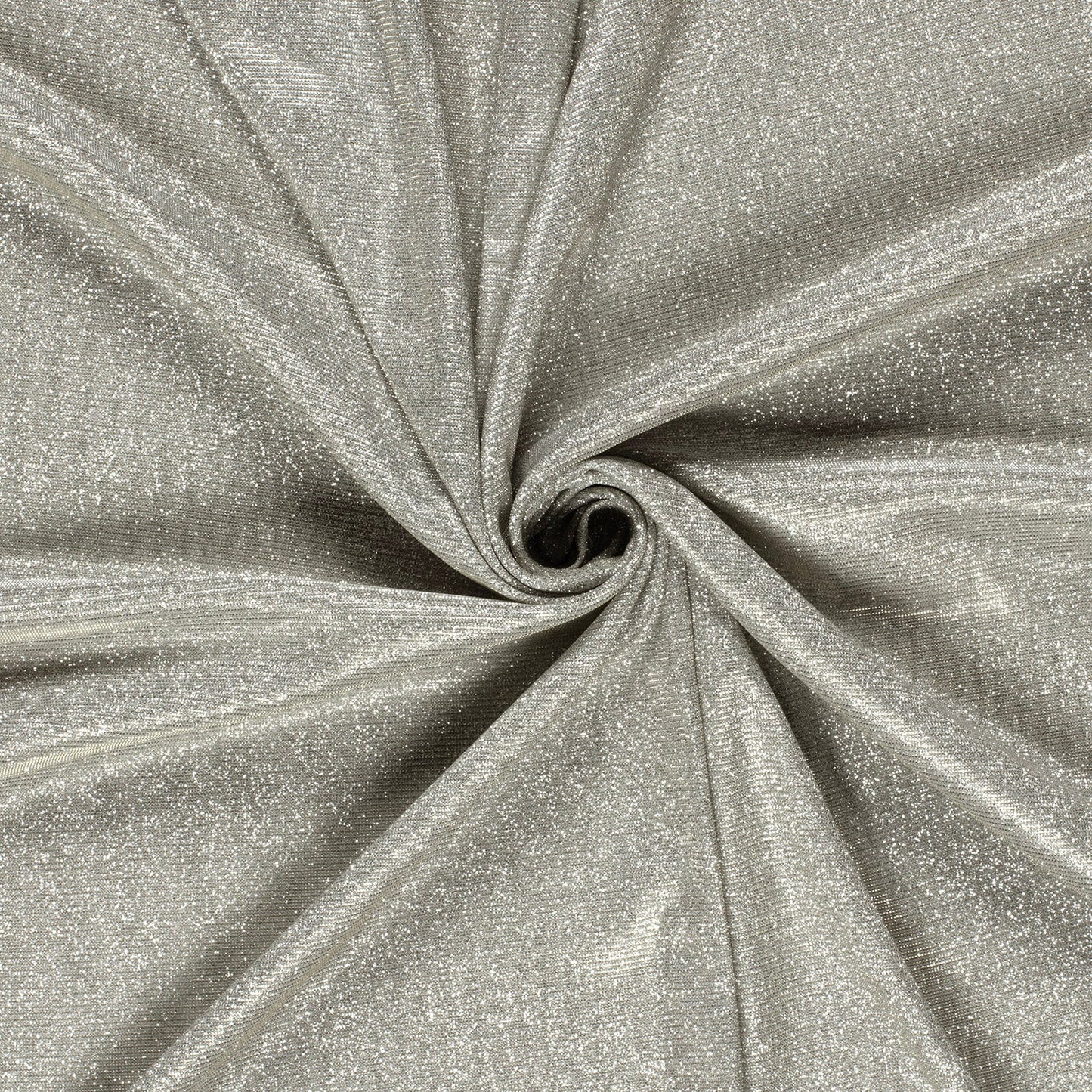 Glitzer Jersey Stoff Silber – Stoffeya